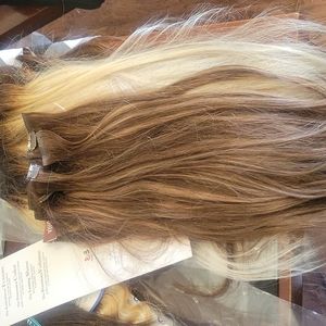 16" Clip In human hair extensions
